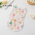 Cute Cartoon Pet Vest Shirt – Lightweight Breathable Puppy & Cat Summer Tank
