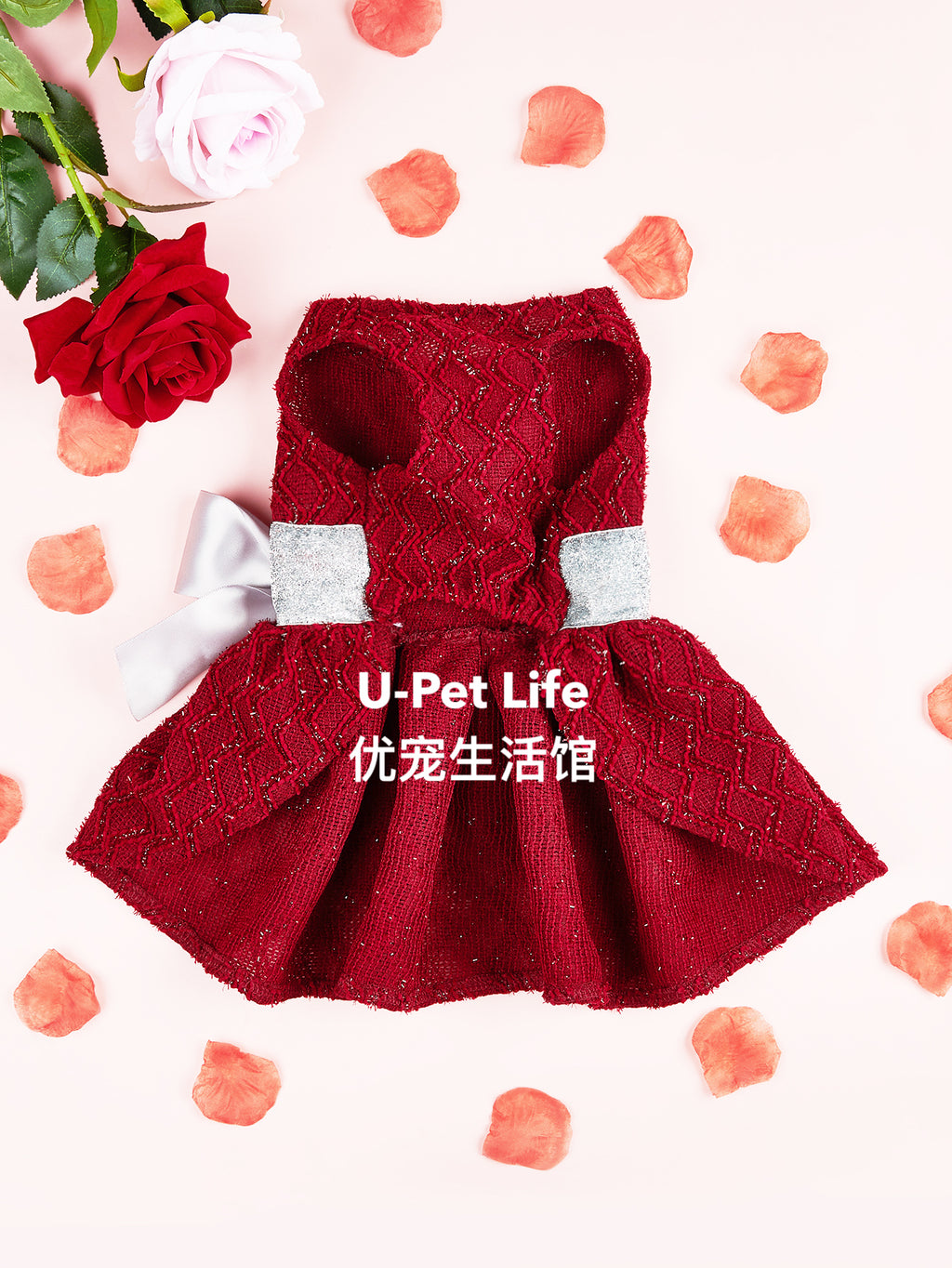 红色裙子蝴蝶绳